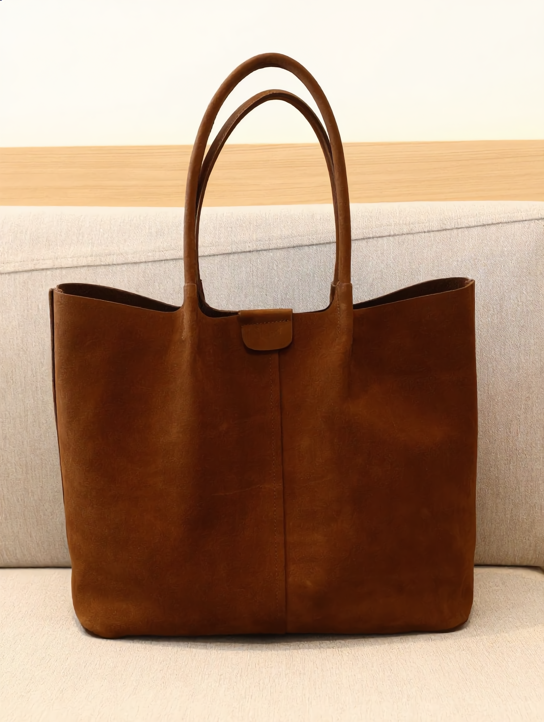 Tote Grande de Piel Gamuza