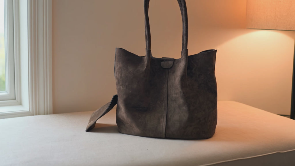 Tote Grande de Piel Gamuza