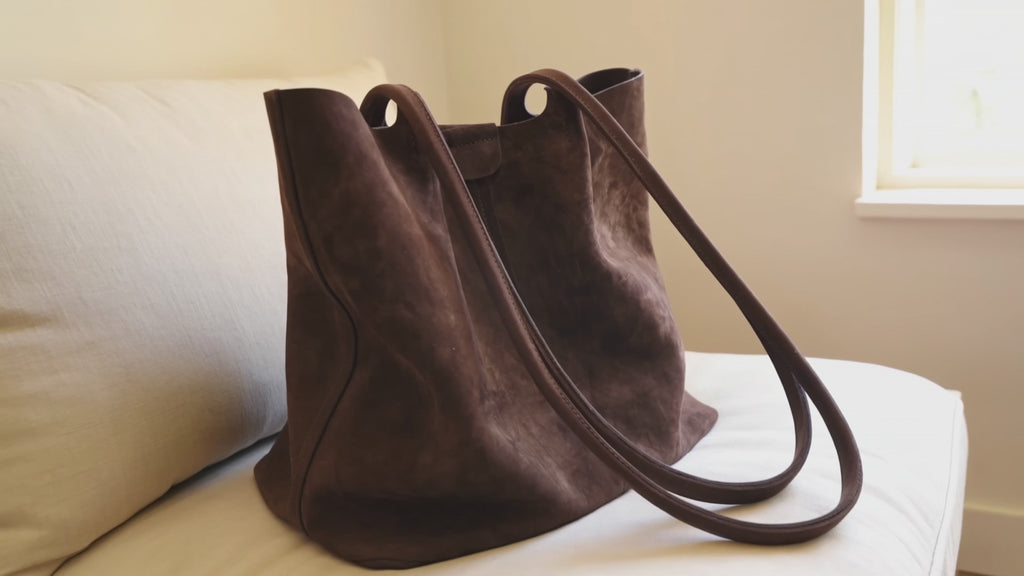 Tote Grande de Piel Gamuza